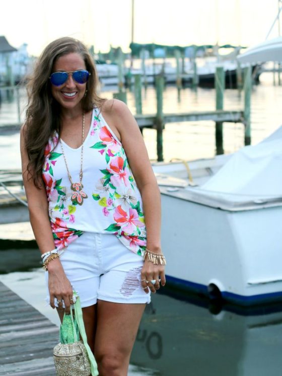 Floral and Pineapple