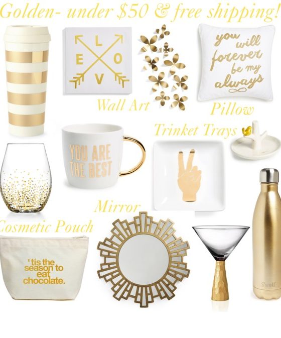 Wednesday Wish List- Golden- Under $50 & Free Shipping!